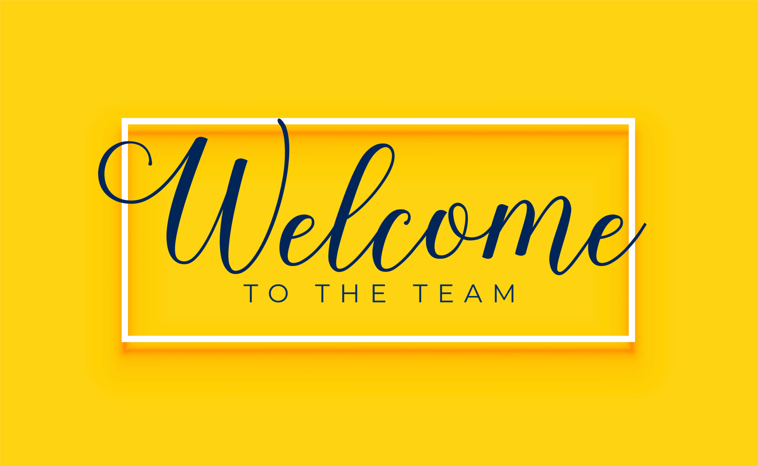 Welcome to the Team!!